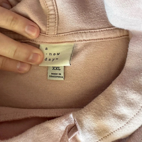 A New Day Light Pink Hoodie Size XXL - Picture 3 of 3